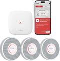 X-Sense Kit Détecteur de Fumée Connecté – XS0B-MR31, 2,4 GHz / 5 GHz, gris