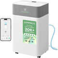 JUMMICO Déshumidificateur d'air électrique 20 L/jour avec App & Wi-Fi – 280 W / 475 W, 20 L / 4,3 L, gris/vert