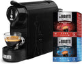 Bialetti Gioia Machine à expresso avec 32 capsules - Fonctionne exclusivement avec des capsules - Noir – 0,5 litre