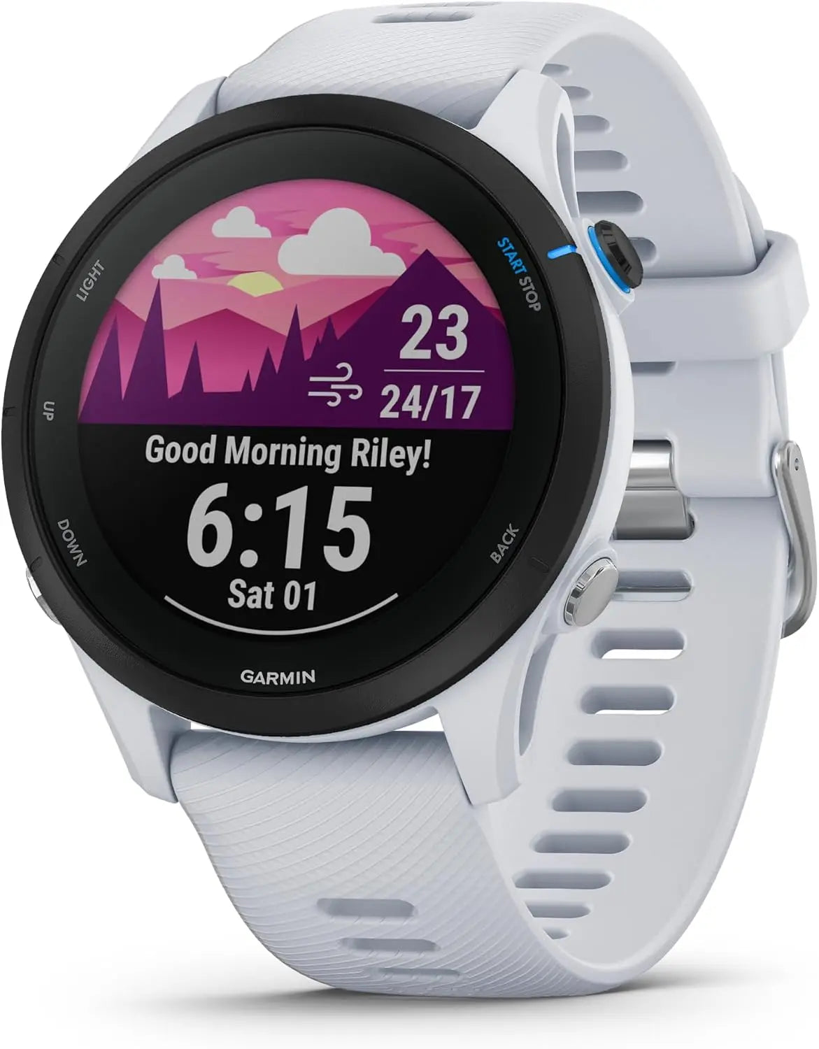 Garmin Forerunner 255 montre – blanc