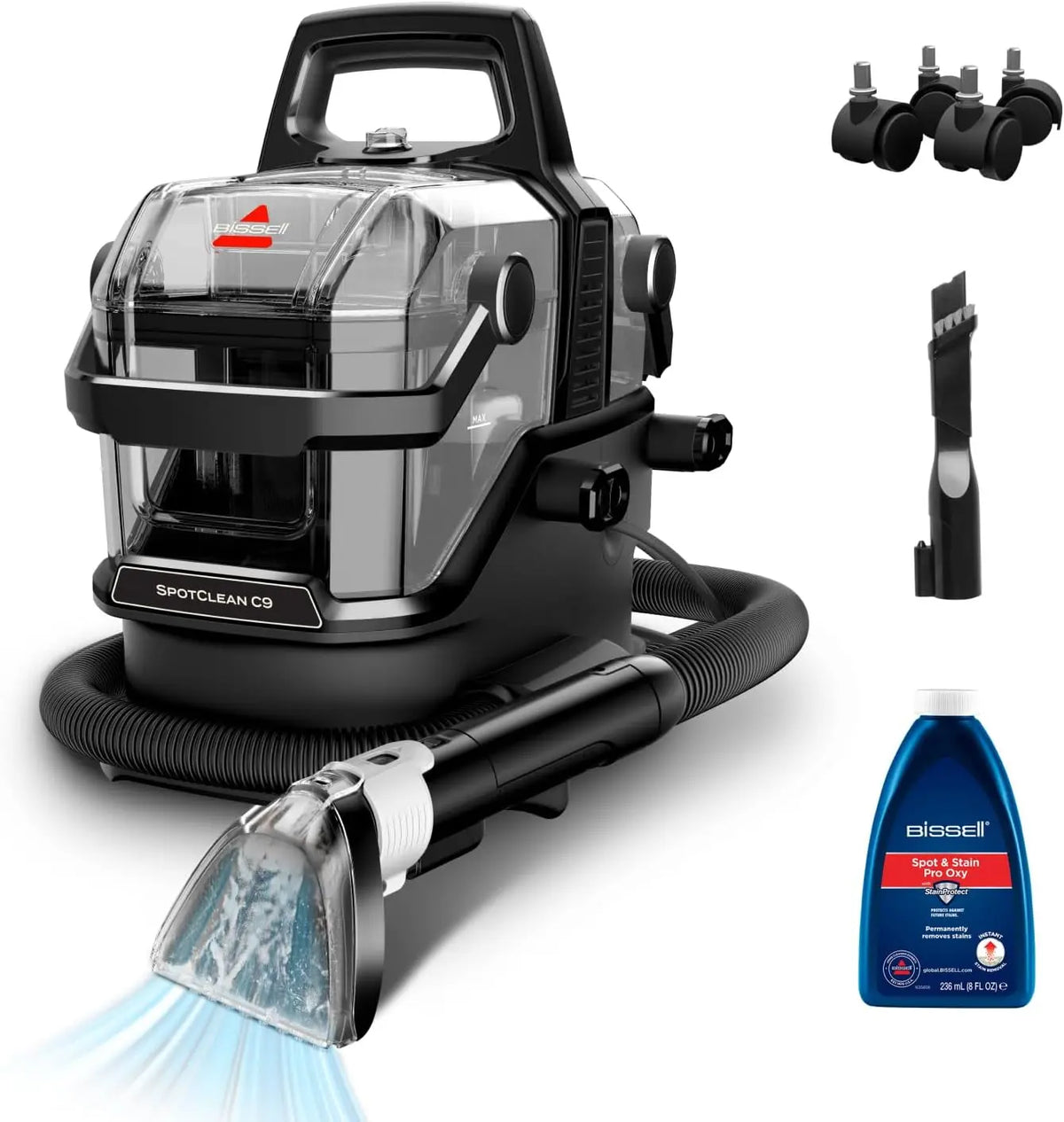 BISSELL SpotClean C9 détacheur portable 3911N – gris/noir