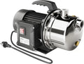 Wiltec JET110S Pompe à eau domestique portable et de jardin – 1100 W, 4600 L/h, 360 x 225 x 245 mm, argenté