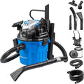 Vacmaster Aspirateur Eau et Poussière Puissant 1500W Fonction soufflante – 30 L, gris/noir/bleu