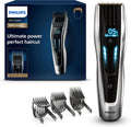 Philips Tondeuse à Cheveux avec Interface à Balayage Tactile Série 9000 – HC9450/15, noir/gris/bleu