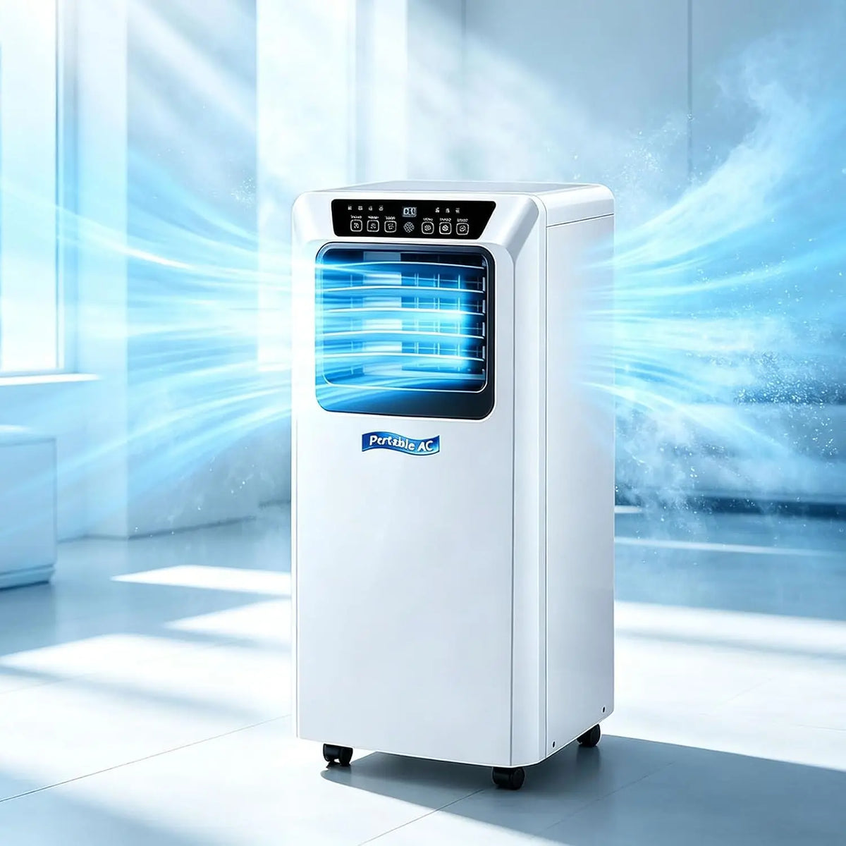 Climatiseur Mobile 7 000/9 000 Btu – bleu/blanc