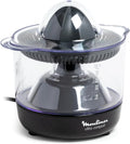 Moulinex - Presse agrume électrique Ultra Compact Double rotation 0.45 L – gris/noir