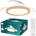 Philips LED Plafonnier Ventilateur Rétractable Bliss – blanc