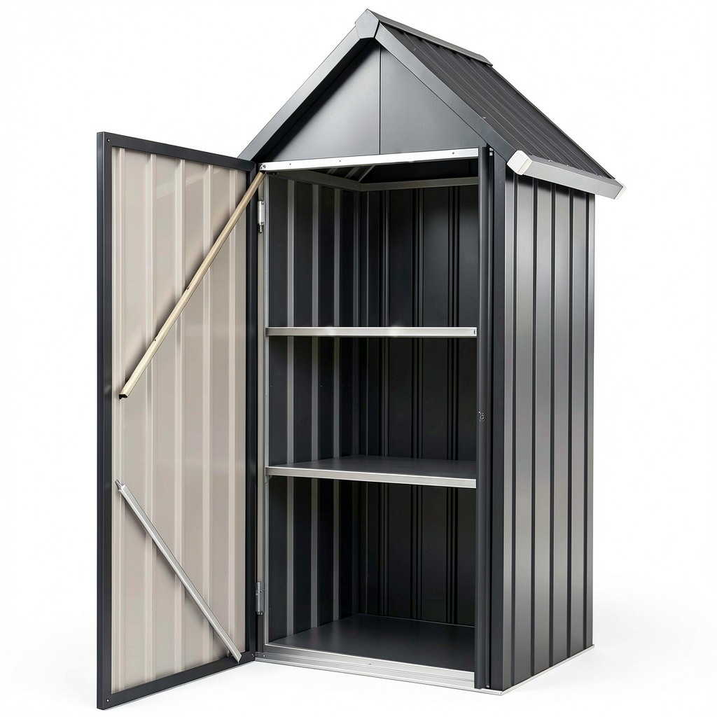 Armoire, avec rangement, en métal, pour la chambre