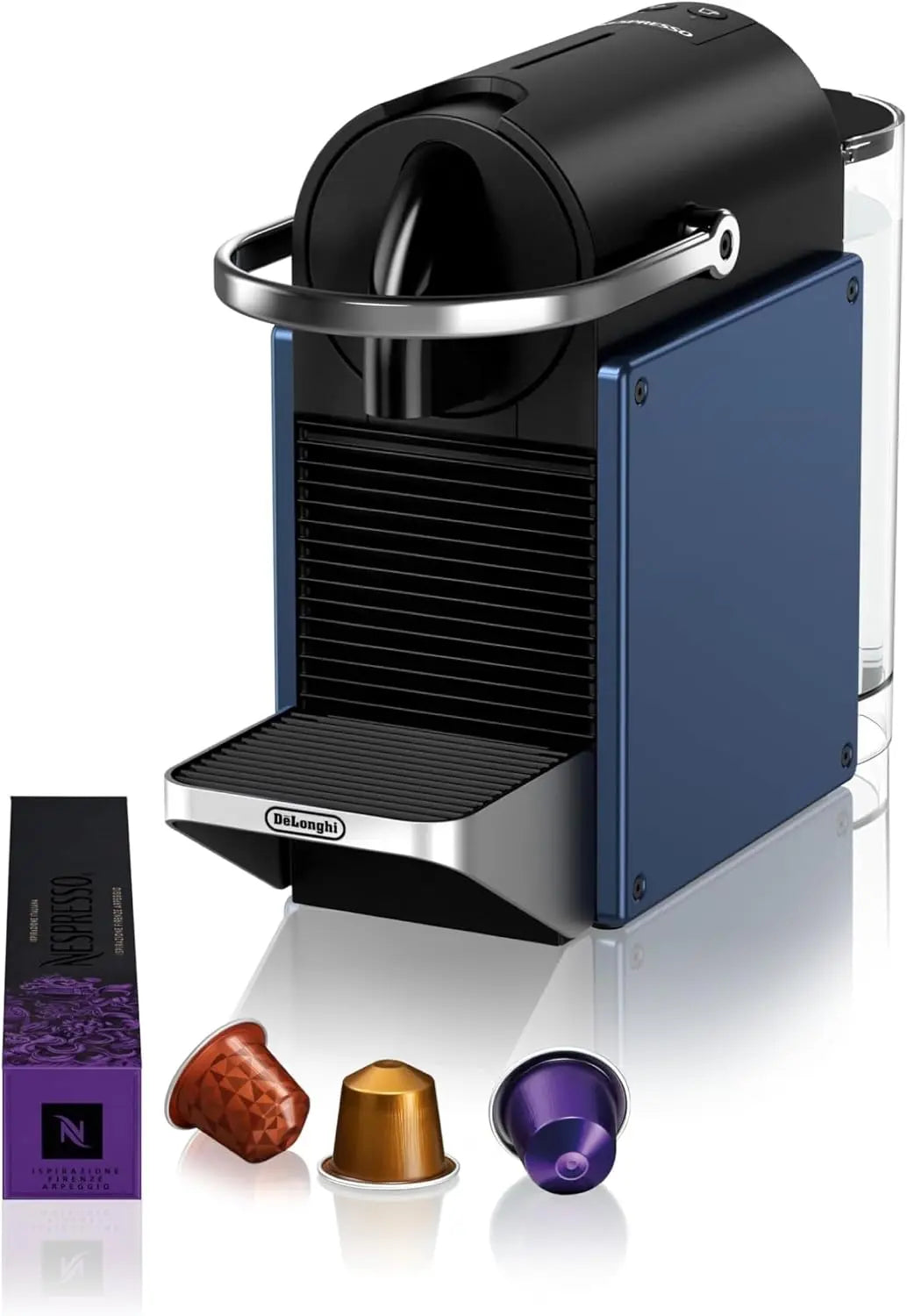 De'Longhi Nespresso De'Longhi Pixie EN127.BL machine à café – 1260 W, bleu