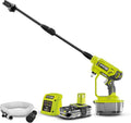 RYOBI Pistolet Haute Pression 18V One+ RY18PW22A-125 Batterie 2,5 Ah – 182 l/h, gris/jaune