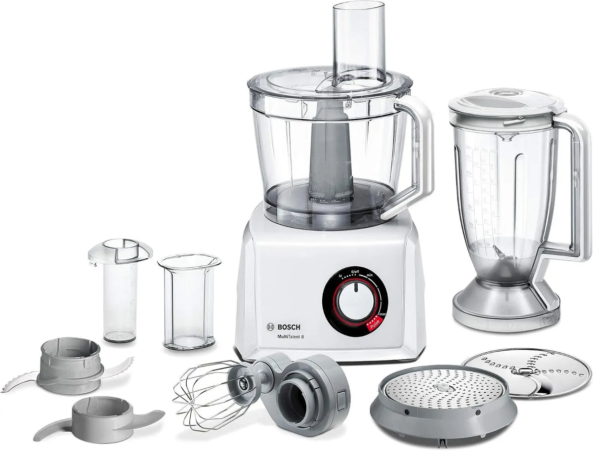 Bosch MC812W501 MultiTalent 8 - Robot de cuisine – 1000 W, gris