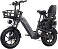 HillMiles Vélo Électrique Adulte – 1968 Wh, 65 Nm, gris/noir