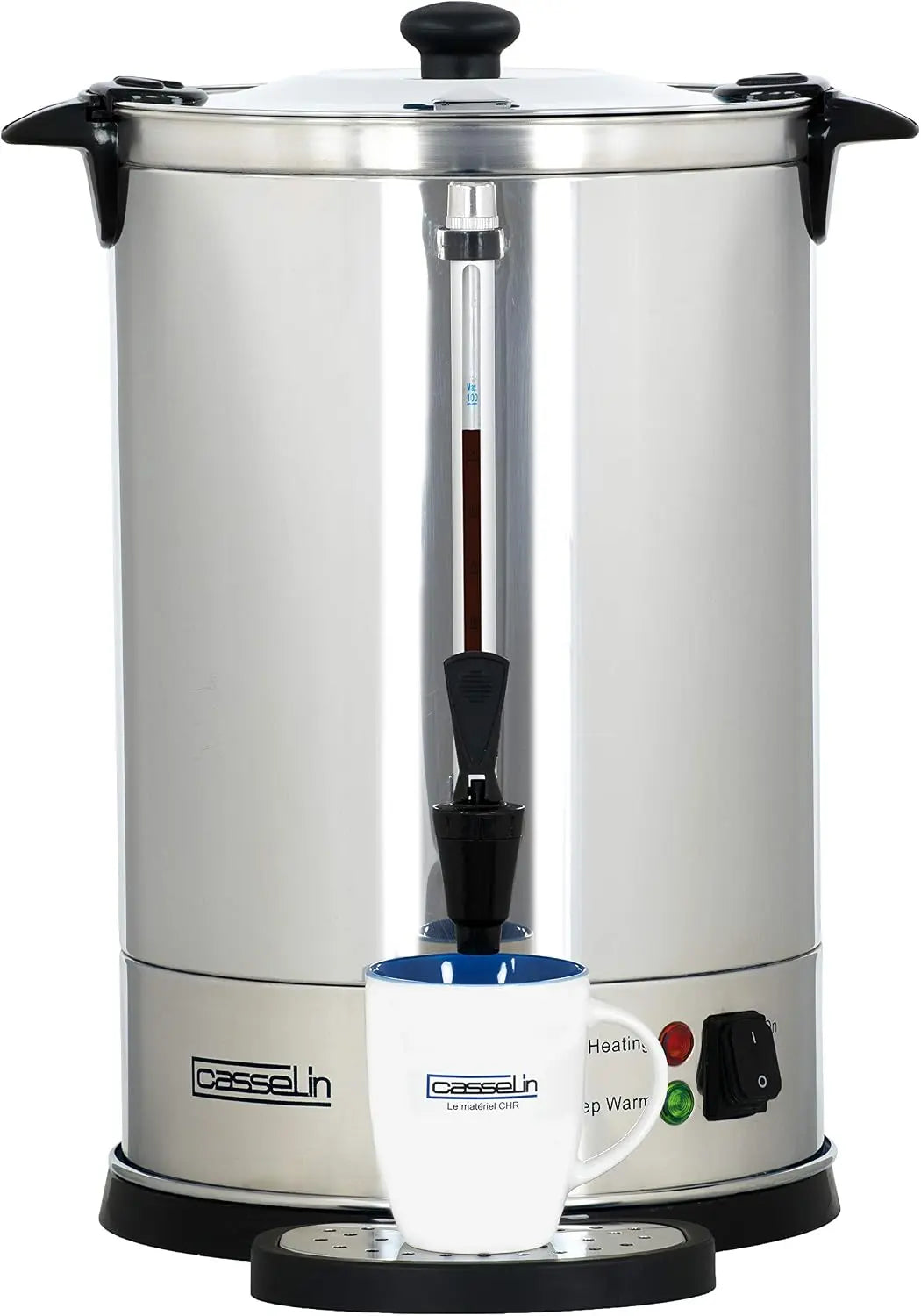 Casselin CPC100 - Percolateur à café 100 tasses - Noir – 1650 W