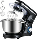 Kitchen robot pâtissier – 1400 W, 6,2 L, argenté/noir