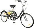 Tricycle 24' pour adultes – noir/blanc