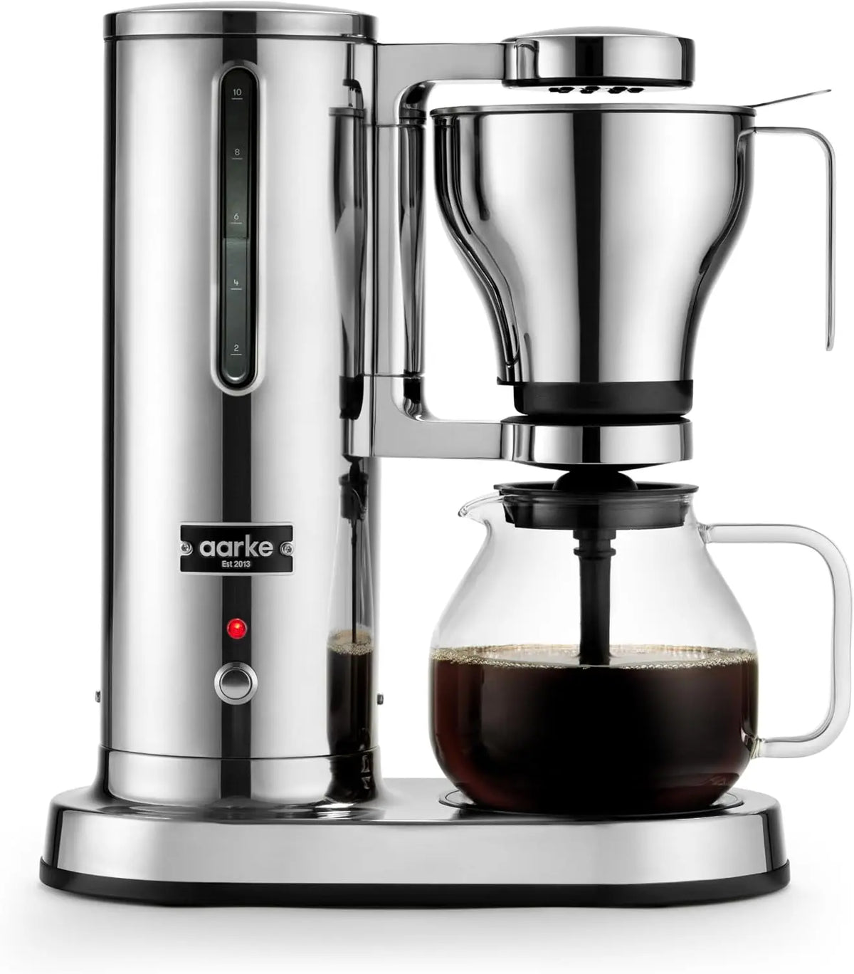 Aarke Cafetière Filtre – 1,25 L, argenté
