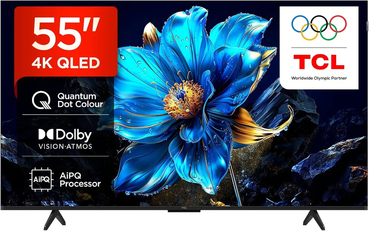 TCL 55P7K 55' QLED 4K HDR téléviseur – noir