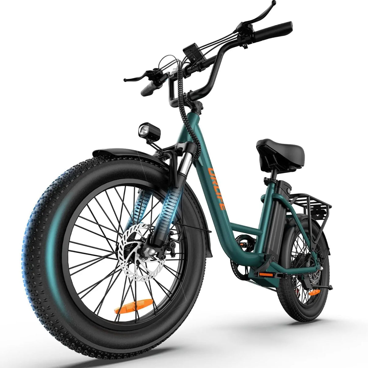 URLIFE Vélo électrique pour adultes – 250 W, 13 Ah / 15,6 Ah, gris/noir