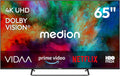 MEDION 163,9 cm 65' 4K UHD LED VIDAA téléviseur connecté - MD865302 – noir