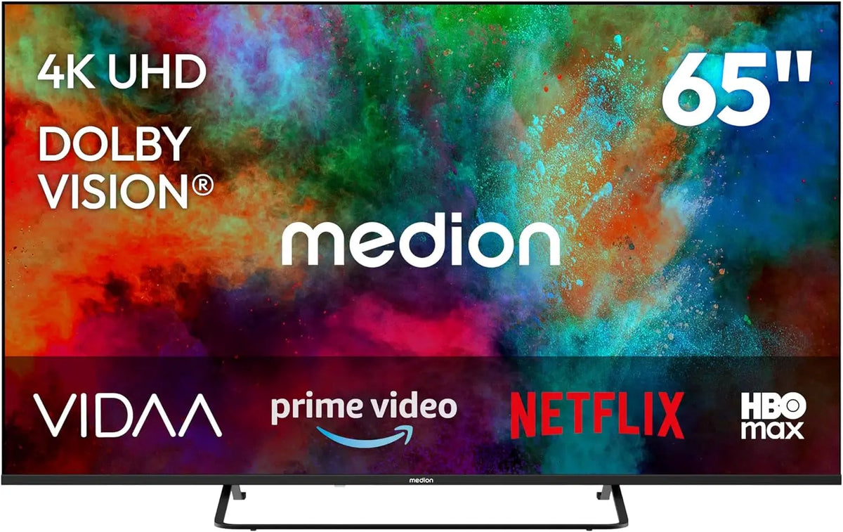 MEDION 163,9 cm 65' 4K UHD LED VIDAA téléviseur connecté - MD865302 – noir