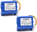 Vhbw 2X Batterie Compatible avec Vorwerk VX100 – 3000 mAh, 21,6 Wh, bleu/gris