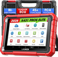 LAUNCH X431 Pros Elite Valise Diagnostic Auto – 6000 mAh, 2,0 GHz, 4 Go / 64 Go, gris/orange/noir